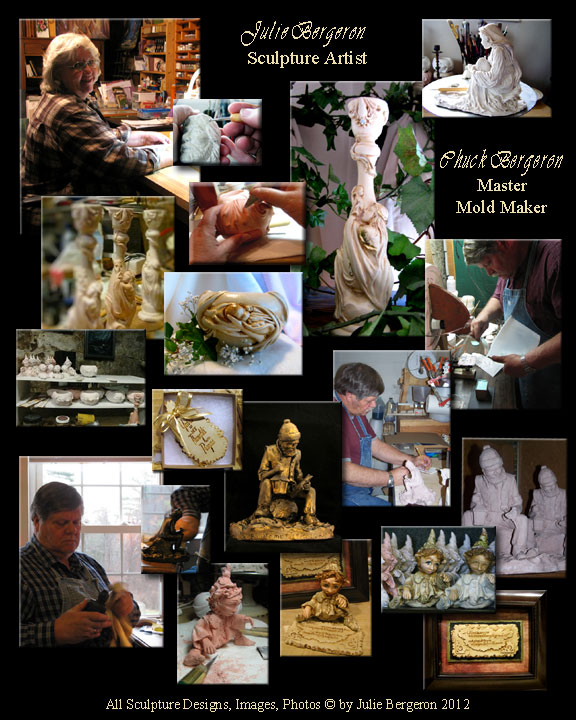 Sculpting and Casting department of Julie Bergeron Studios copyright 2012